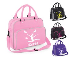 Personalised Girls Gymnastics Shoulder Dance Bag Ballet School Gym Kit