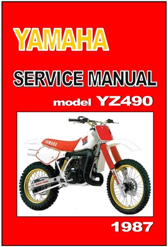 Yamaha workshop manual yz490 - yamaha,