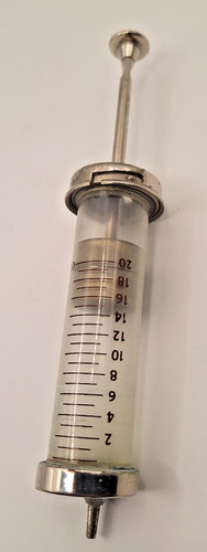 Vintage 20ml glass steel - 20ml,