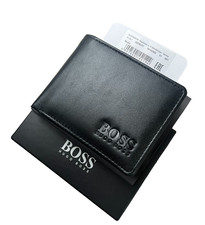 New Men's Hugo Boss Genuine Leather Wallet for Credit Card, Notes & Coins