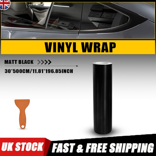 Matt black vinyl - wrap, car