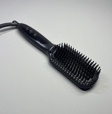 Hair Straightening Hot Brush Negative Ion Ceramic Comb Easy Use 3D Wide Teeth