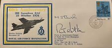 RAF Honington 208 squadron 60th anniversary, signed (PAIR)