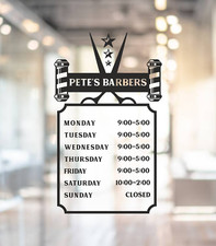 Barber Shop Opening Times