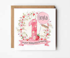 Personalised Girls 1st