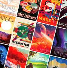 NASA SPACE TRAVEL POSTERS - A4