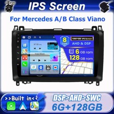 Android14 Sat Nav For Mercedes A/B Class Viano Vito Sprinter W639 Stereo 6+128GB