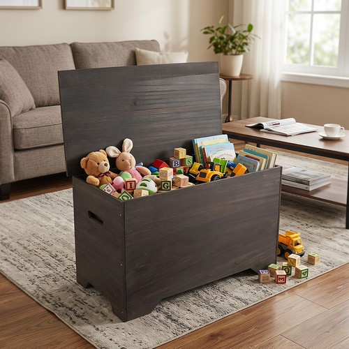 Large wooden toy - wooden, box