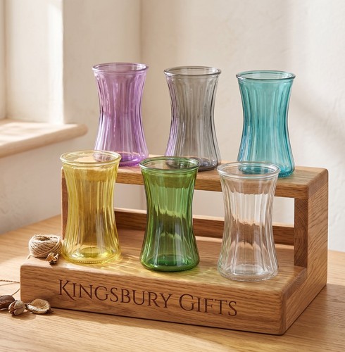Glass waisted vase for - waisted, hand