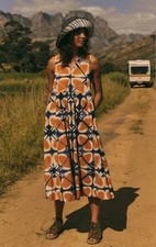 Toast Clamp Dyed Poplin Dress