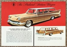 PACKARD STATION WAGON USA Single Sheet Car Sales Literature 1958 #F818E