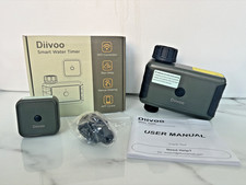 Diivoo WiFi Water Timer Smart Irrigation Sprinkler Timer with 2 Watering Modes