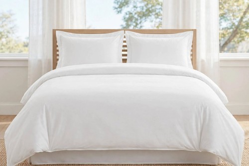 Queen size pcs plain - pcs, white