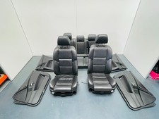 BMW E61 2003-2006 M Sport Black Interior Leather Seats & Door Cards Heated #086