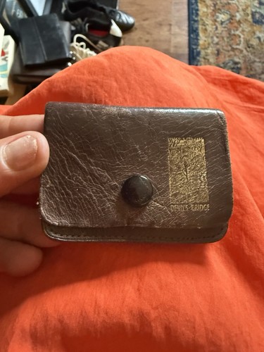 Vintage leather sewing kit - vintage,
