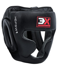 Boxing Head Guard By 3X Sports MMA Martial Arts Head Protector Training Headgear