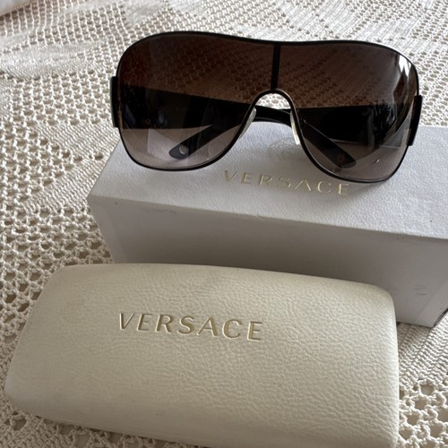 Versace shield sunglasses - versace,
