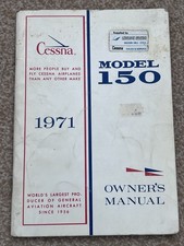 Cessna 150 Owner’s Manual 1971 – Original Booklet Anderson Aviation Biggin Hill