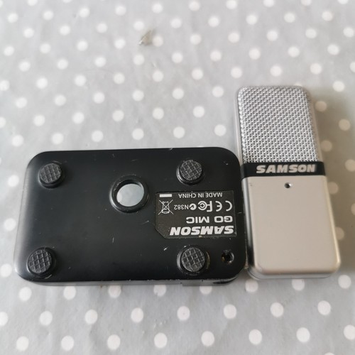 Samson mic portable - go, usb