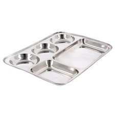 5 Compartment Stainless Steel