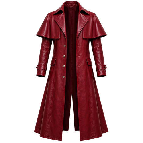 Hellsing red leather trench - hellsing,