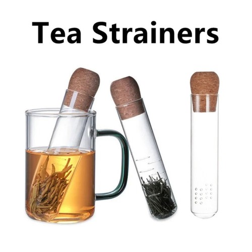 1pc glass tea - infuser, reusable