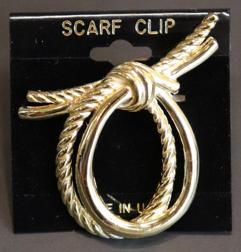 Vintage gold tone - tone, knot