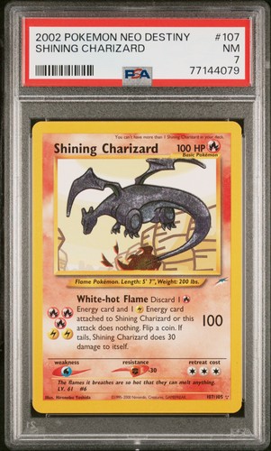 Psa shining charizard - psa, 7
