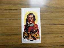Burton's Wagon Wheels 1972  Indian Chiefs #5 Dakota Sioux 