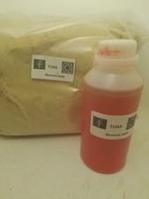 tuna 5k boilie  base carp bait dark red high protein fishmeal with hydro fish