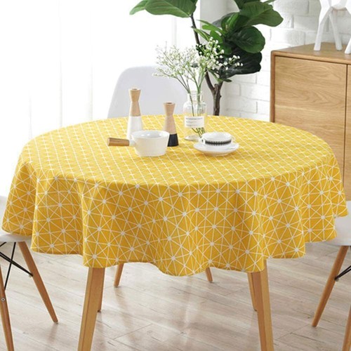 Round table cloths cotton - round,