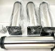 8" Adjustable 2" Round Legs