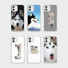 CASE FOR IPHONE 15 14 13 12 11 SE 8 SHOCKPROOF PHONE COVER HUSKY SIBERIAN DOG
