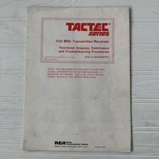 RCA TACTEC Series 450 MHz