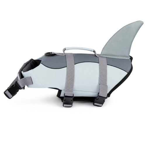 Dog shark fin life jacket - life,