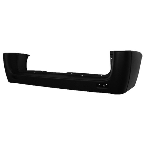 Rear bumper black - bumper, long