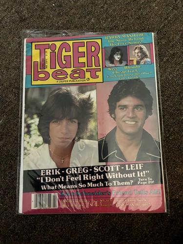 Tiger beat magazine april - tiger,