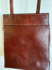 Oriano Dark Brown Leather Small Crossbody Bag