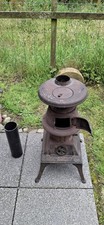 Clarke Cast Iron Pot Belly Stove - well used.
