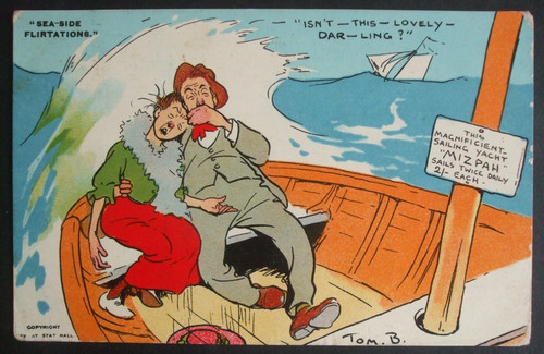 Tom browne comic seaside - tom,