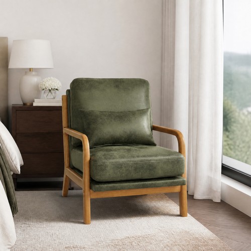 Wooden lounge chair - wooden,