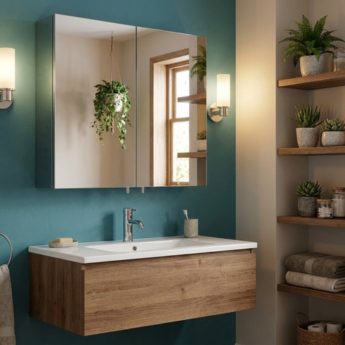 Croydex bathroom mirror - croydex,