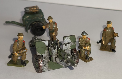 Wwii british artillery - gun, &