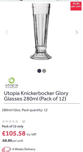 Sundae knickerbocker glory - sundae,