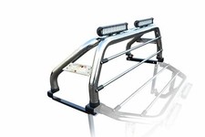 Roll Bar + LEDs + Brake Light + Rollback Tonneau Cover For VW Amarok 2010 - 2016