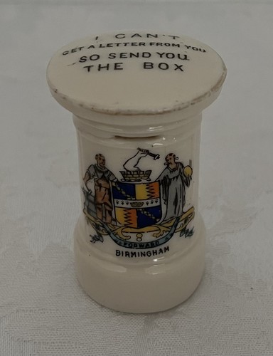 Vintage small pillar post box - pillar,