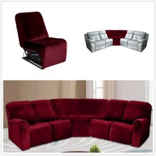 5-Seater Velvet Recliner