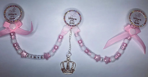 Baby girls personalised pram - girls,