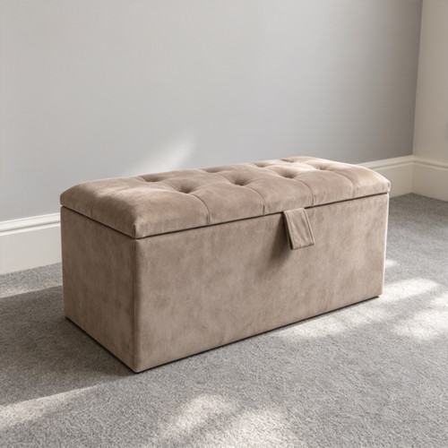 Mink ottoman storage box - mink,