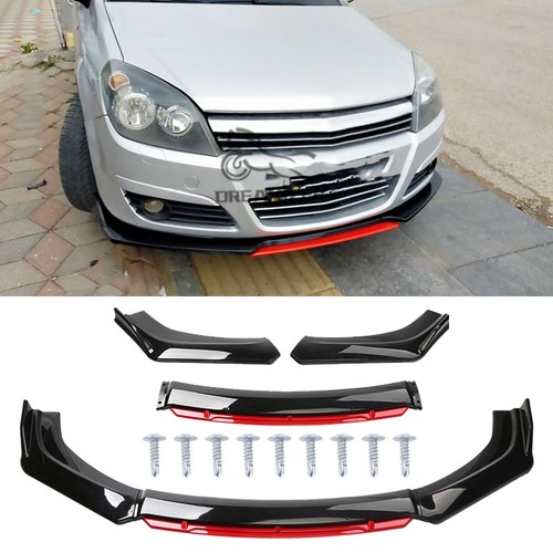 Black red front - bumper, lip